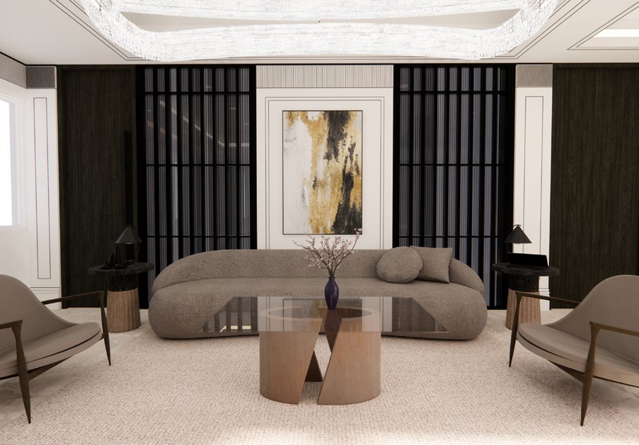 Interior by L-Pine Design at Jayawardena Villa